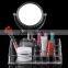 C86 ANPHY large makeup organizer with round mirror makeup standing rack