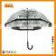 Hot Sale Pvc Folding England Building Transparent Umbrella