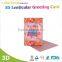handmade decoration 3d lenticular greeting card
