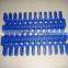 ISO9001 factory custom made molded acetal pom conveyor belt chain plastic clip chain