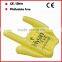 PVC hand with logo printed yellow color inflatable cheering hand