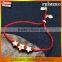 Adjustable Red Rope Good Luck Star Rhineston 18K Gold Bracelet