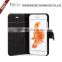 Vintage and retro magnetic wallet case with kickstand feature for iphone 7 leather flip cover
