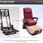 new footsie bath massage pedicure spa chair with magnetic jet glass bowl