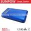 sunpow 12v 8000mah lcd display hot selling and multifunctional battery charger emergency car portable battery jump starter