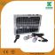 10W portable solar system with Cigarette lighter/mini solar lighting system/home solar system
