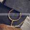 2016 Europe and united state style frosted chain ring single strap shoulder bag