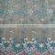 Colorful polyester embroidery fabric border embroidery lace fabric