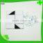 Self adhesive hook and loop with glue