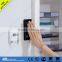 automatic residential door with security glass