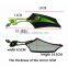 2016 Newest High quality Kingruth universal motorcycle rear view mirror