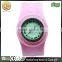 Alibaba express embossed pattern waterproof silicone bracelet watch