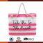 New Design Fashion Canvas Beach Bag for Ladies