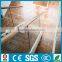 Prefabricated indoor wood straight stairscase design with PVC handrail