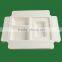 Biodegradable bagasse molded pulp wireless radios packaging tray