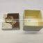 double heart shape laser cut wooden favor box with gold samtping/OEM Factory Price wooden wedding candy box