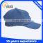 Custom 6 Panel Denim Baseball Cap Without Logo High Quality Hats And Caps