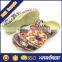 wholesale custom women printing holey soles clog