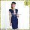 Sexy Slim One-piece Summer Purple Formal Ladies Suit With Belt