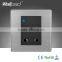 2015 China Wholesaler Hot Sale Wallpad Luxury Wall Light Switch Panel UK 1 Gang 3 Pin 13A Socket Switch Outlet