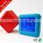 led alarm clock home clock factory LED Smart Clock with backlight/silicone led alarm clock