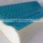 Gel Wave Shape Memory Foam Pillow(blue Color)