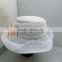 Pure White And Red Sinamay Church Hat Body / Hat Base