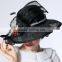 2015 Newest JunesYoung Women Black Sinmay Church Hat Wholesale
