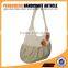 High quality wholesale promotion jute crochet beach bag women's handbag