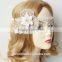 2015 bride white bud silk covered face mask cover face COS head accessories wholesale