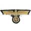 German army heer generals visor eagle wing cap badge