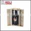 Double open door cardboard wine box with handle