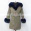 PK019 New design factory price women parka jacket