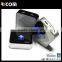 Square cute power bank 3600-7800mah 2 usb output with digital indicator and customized digital indicator and lighting up logo