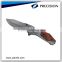 Stainless steel lock knife with belt clip