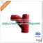 ductile iron Y type elbow pipe fittings