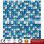 IMARK Mixed Color Crystal Glass Mosaic Tile and Marble Mosaic Tile(IXGM8-019)for Wall Decoration