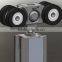 Glass Door fitting Stailess steel Heavy Duty Rollers Wheel Parts