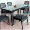 hotsale stackable outdoor garden rattan wicker chair and table sets