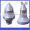 Pro dig round shank cutter bits bullet teeth for heavy duty rock auger