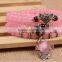 genuine natural pink crystal small lucky bead bracelet for sale