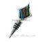 Diamond Shape Colorful Murano Glass Red Wine Stopper