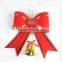 custom christmas ornaments pvc bow