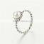 European Style 2016 New Design Pearl Finger Ring