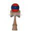 factory direct creative toys stripped wooden kendama toy
