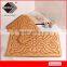 embossed design memory foam non slip bathroom floor mat
