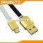 PNGXE New products for 2016 can charging and data transfer micro flat usb extension cable