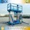 Good Quality 10 Meter 0.25 Ton Triple Post Aluminium Alloy Lifting Platform