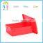 2016 colorful export north America food grade storage box plastic