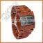 Colorful big face taste WOOD BAMBOO watch